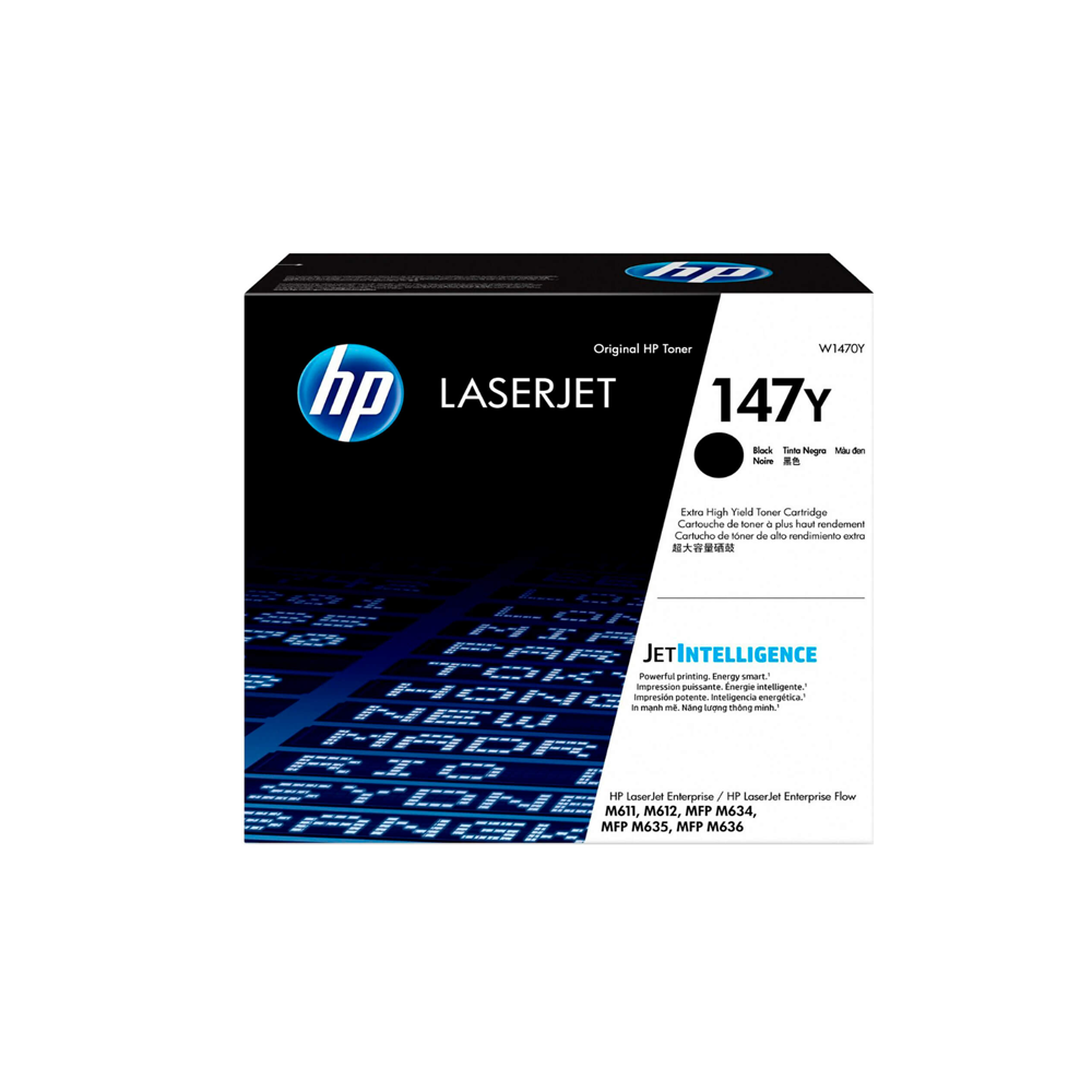 Tóner HP W1470Y (147Y) LaserJet Black