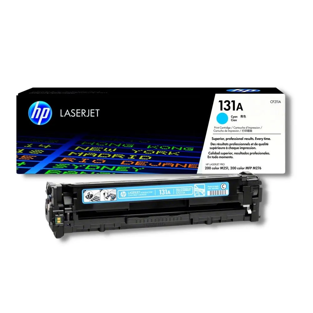 Tóner HP CF211A (131A) LaserJet Cyan 1,800 pág