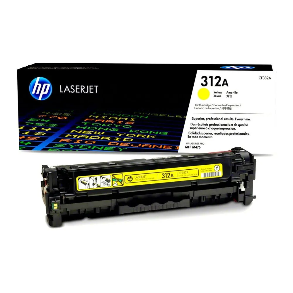 Tóner HP CF382A (312A) LaserJet Yellow