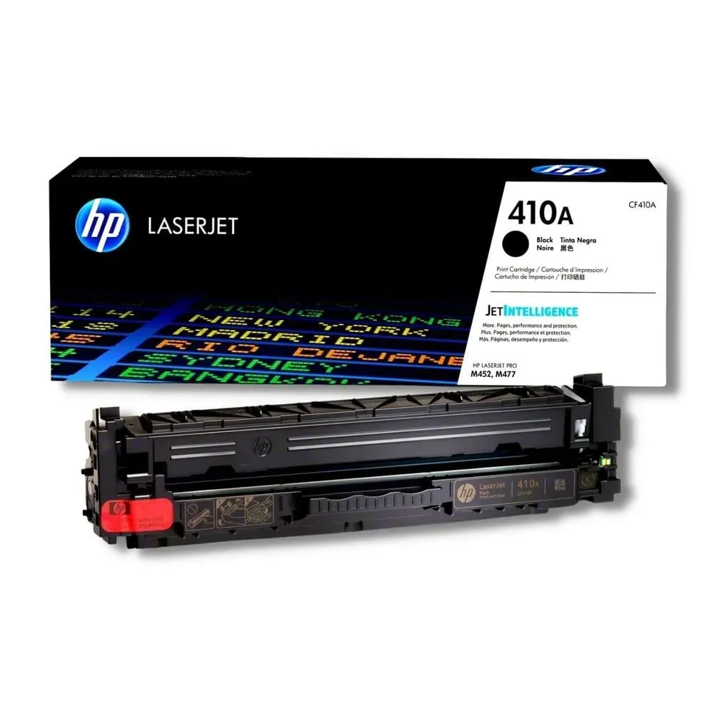 Tóner HP CF410A (410aA) LaserJet Black 2,200 pág.